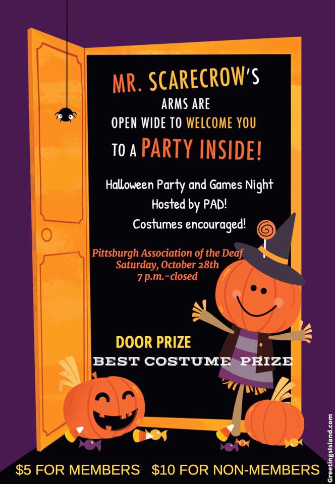Halloween Party Pittsburgh Association of the Deaf